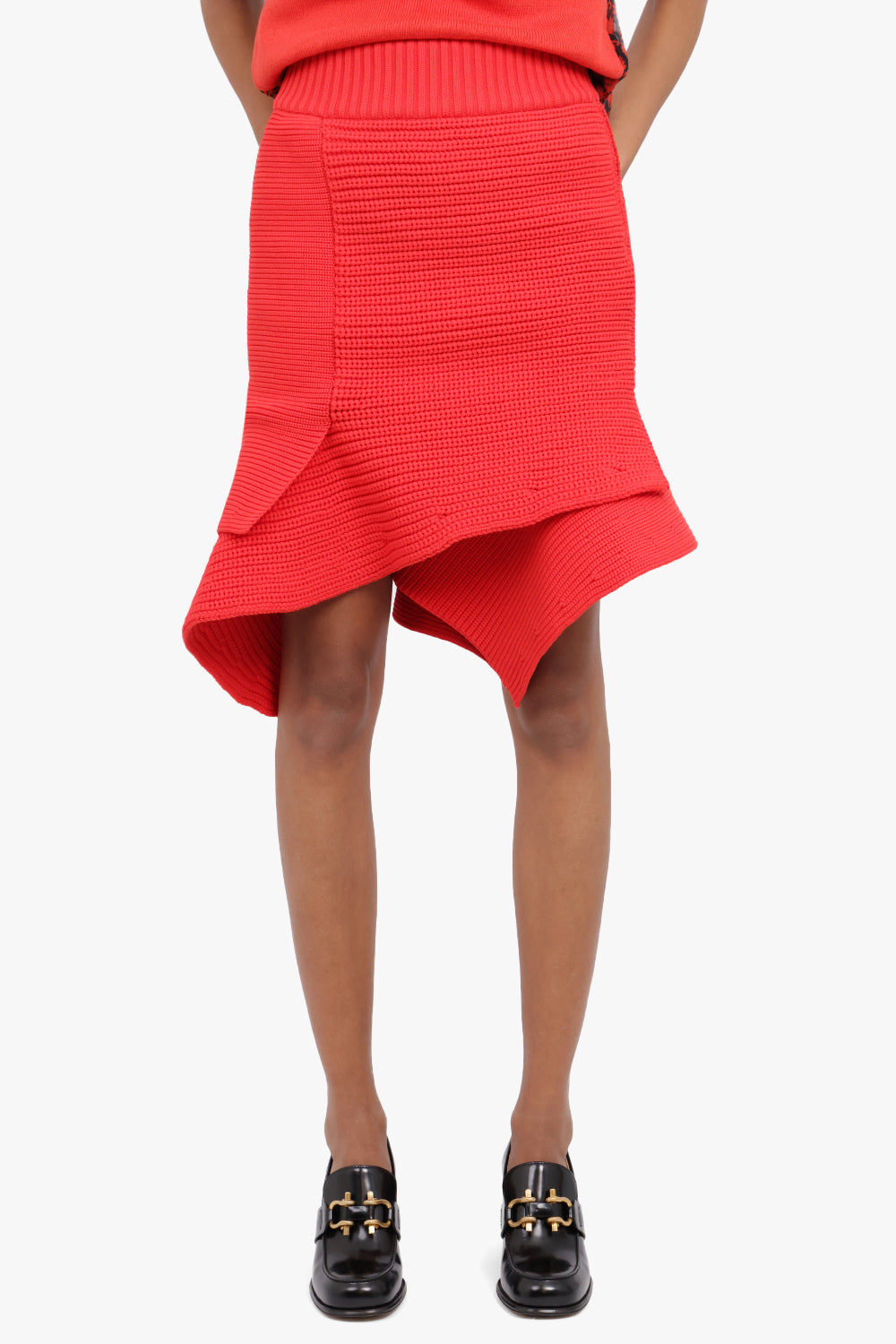 SACAI RTW Knit Skirt | Red