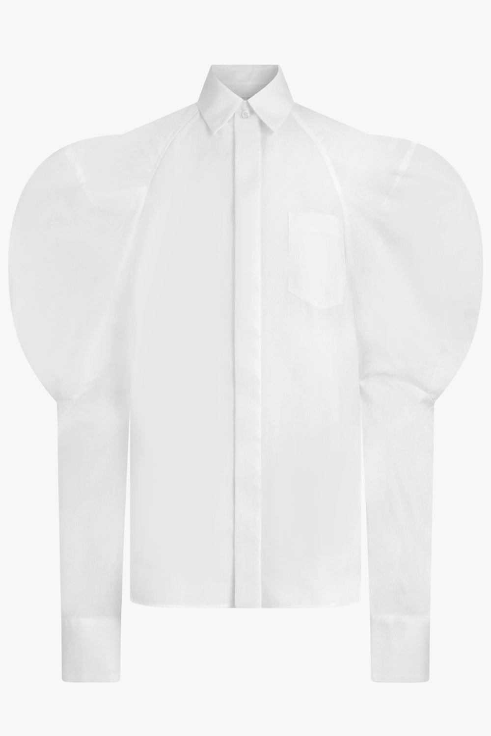 SACAI RTW L/S Shirt with Balloon Sleeve Detail | Off White
