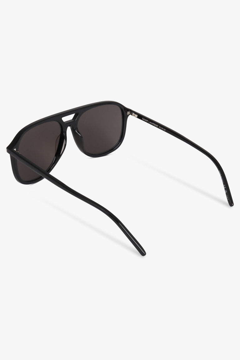 SAINT LAURENT ACCESSORIES BLACK / BLACK SL 476 Aviator Sunglasses | Black