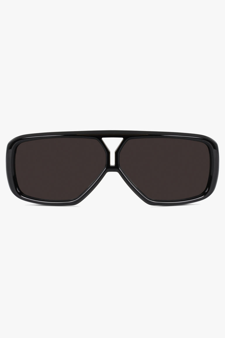 SAINT LAURENT ACCESSORIES BLACK / BLACK Aviator Sunglasses | Black