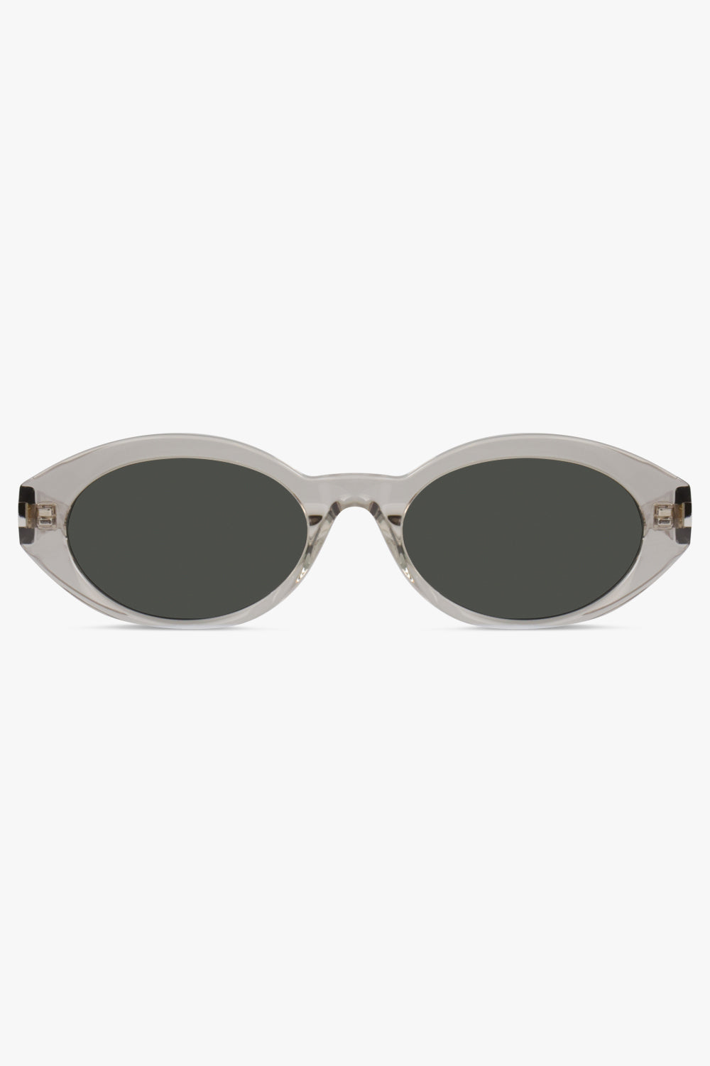 SAINT LAURENT ACCESSORIES BEIGE / BEIGE Round Eye Sunglasses | Beige