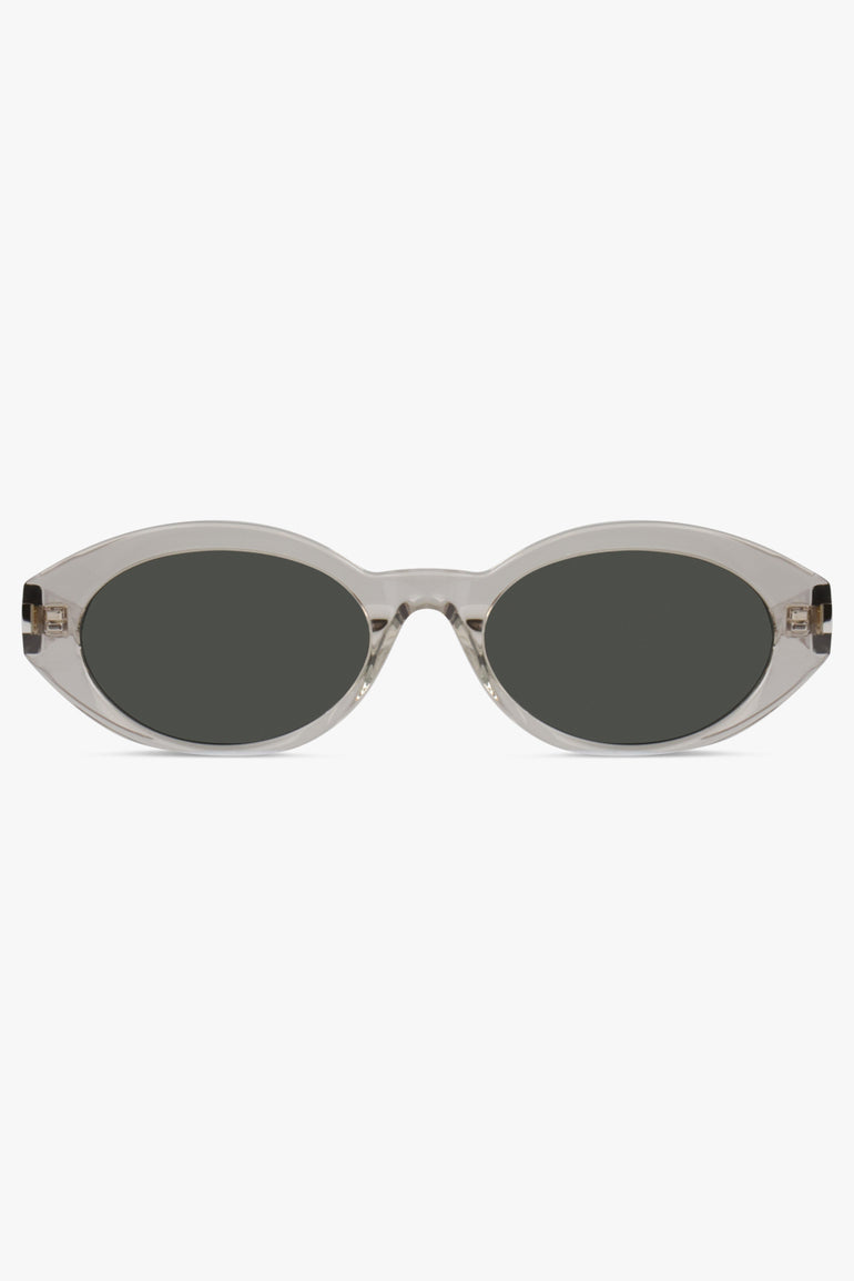 SAINT LAURENT ACCESSORIES BEIGE / BEIGE Round Eye Sunglasses | Beige