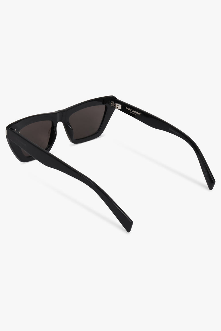 SAINT LAURENT ACCESSORIES BLACK / BLACK-BLACK-BLACK SL 467 Cat Eye Sunglasses | Black