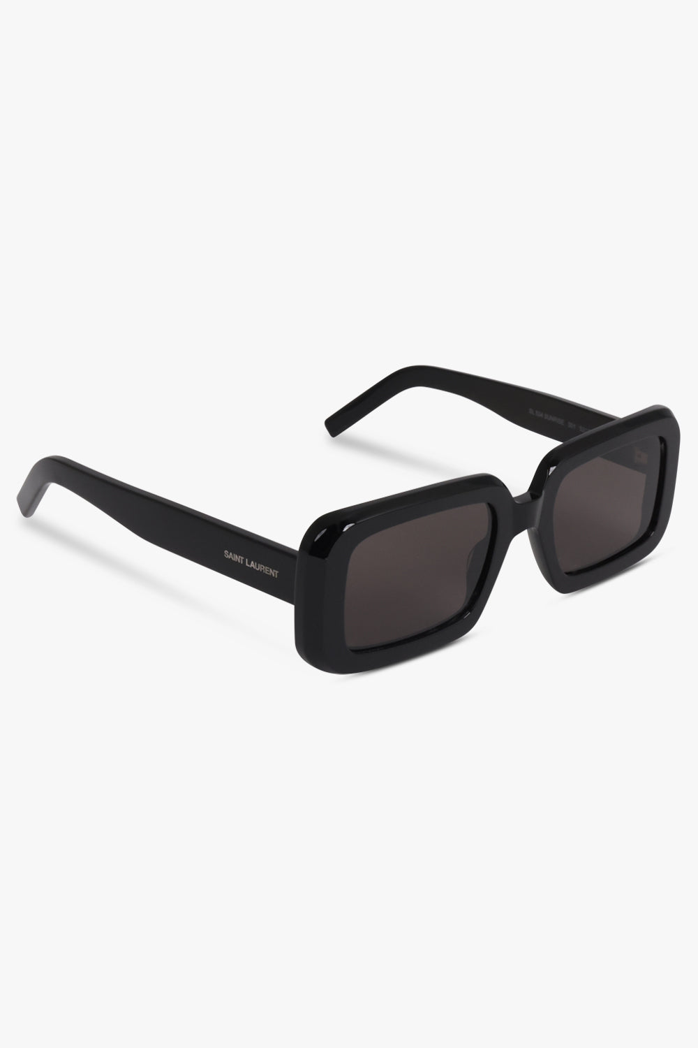 SAINT LAURENT ACCESSORIES BLACK / BLACK-BLACK-BLACK SL 534 SUNRISE Rectangle Frame Sunglasses | Black