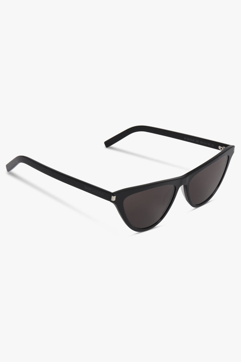 SAINT LAURENT ACCESSORIES BLACK / BLACK-BLACK-BLACK SL 550 Slim Cat Eye Sunglasses | Black