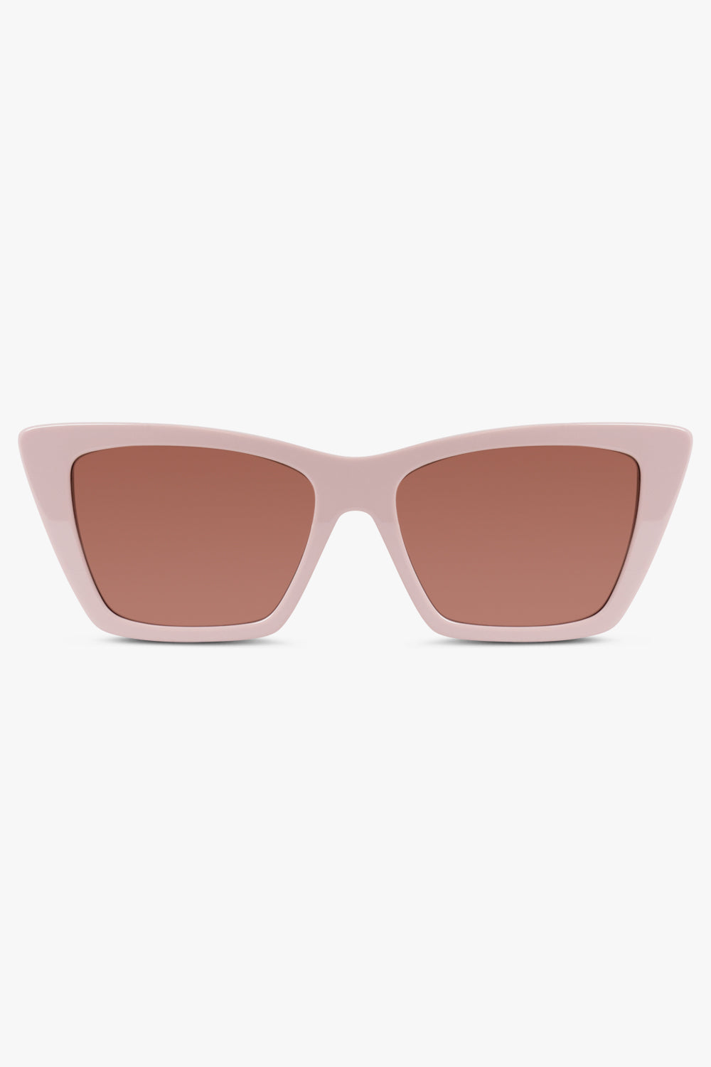 SAINT LAURENT ACCESSORIES PINK / POWDER PINK/WARM BROWN Sl 276 Mica Large Cat Eye Acetate Sunglasses | Powder Pink/Warm Brown
