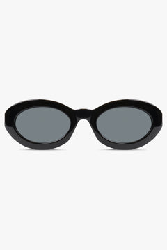 SAINT LAURENT SUNGLASSES BLACK / Black SL M136 Round Sunglasses | Black