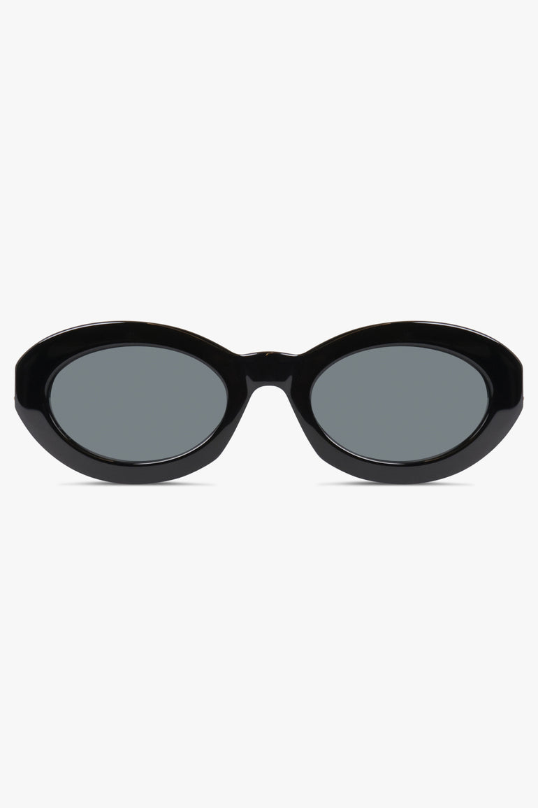 SAINT LAURENT SUNGLASSES BLACK / Black SL M136 Round Sunglasses | Black