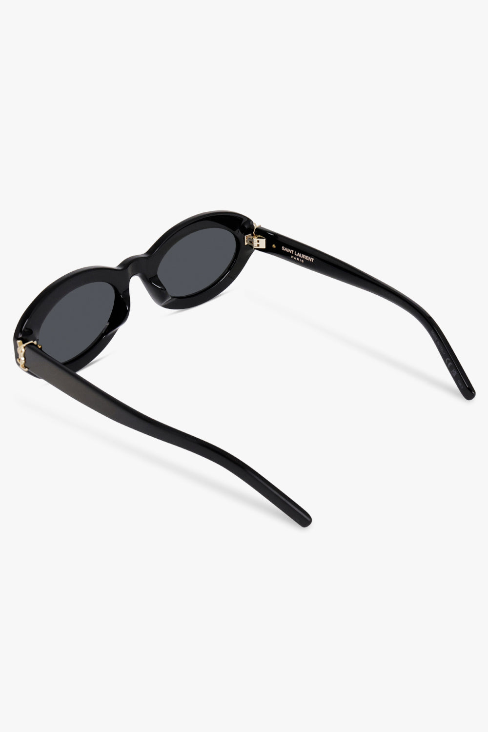 SAINT LAURENT SUNGLASSES BLACK / Black SL M136 Round Sunglasses | Black