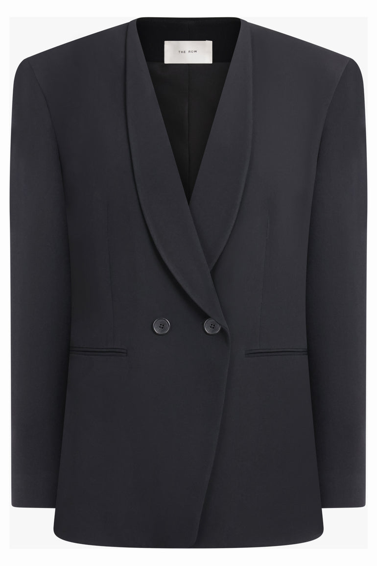 THE ROW RTW Alda Single Breasted Jacket | Black