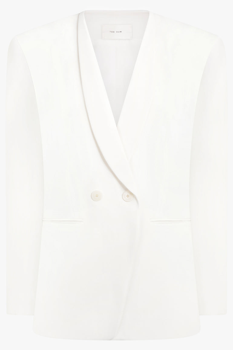 THE ROW RTW Alda Single Breasted Jacket | White
