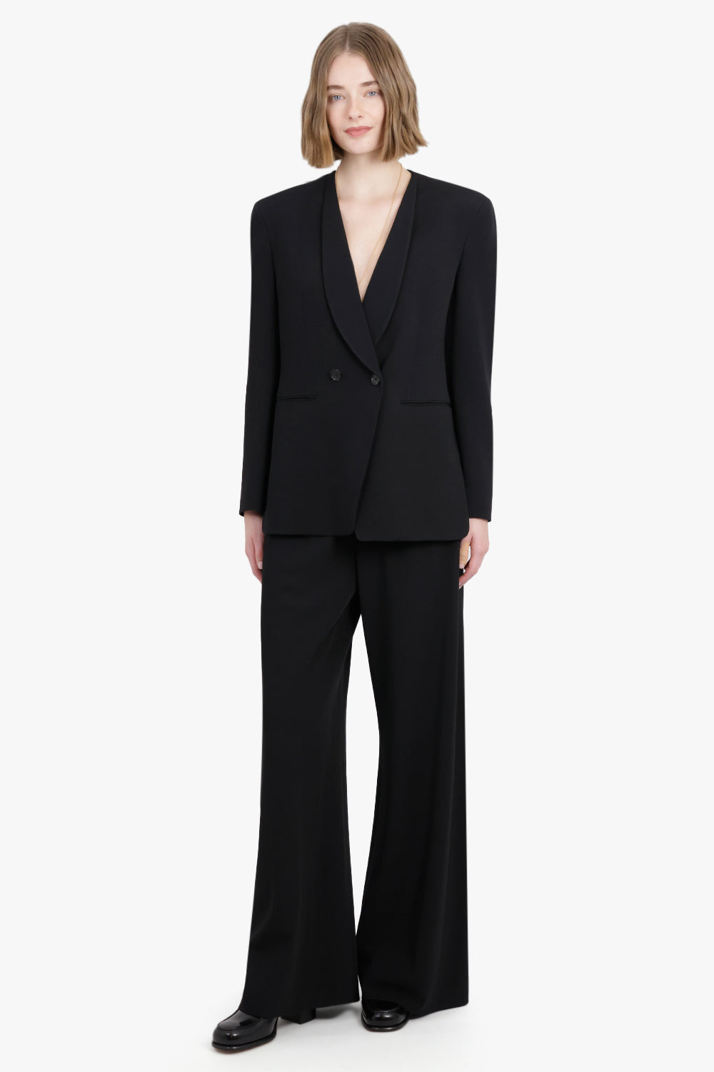 THE ROW RTW Alda Single Breasted Jacket | Black