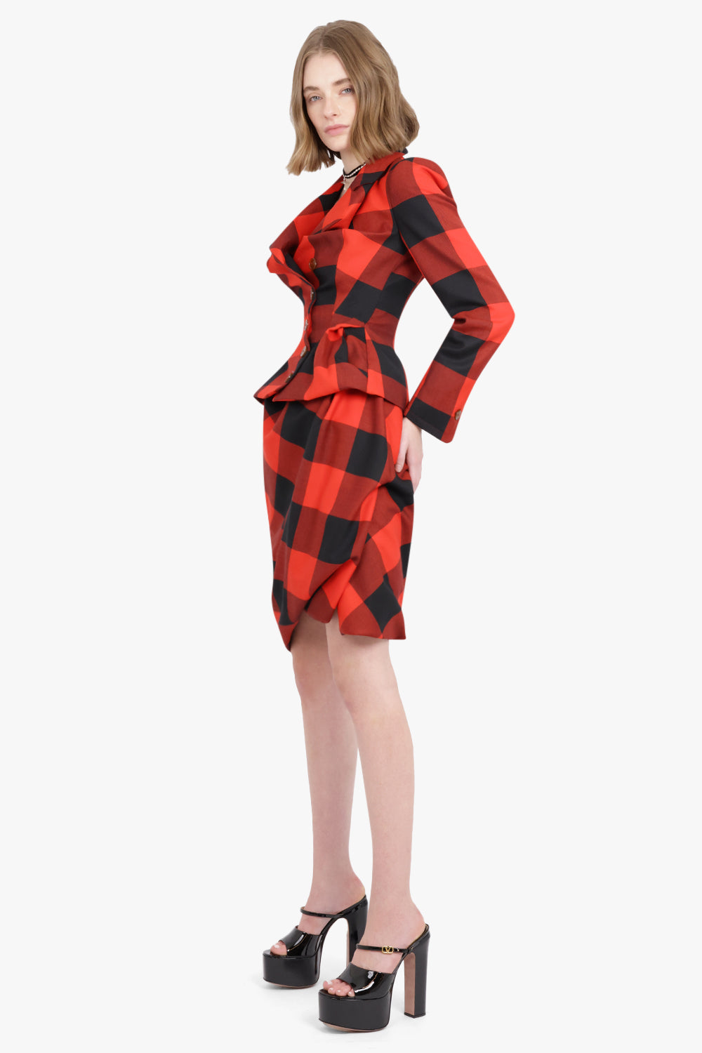 VIVIENNE WESTWOOD RTW Drunken Tailored Jacket | Summer Check