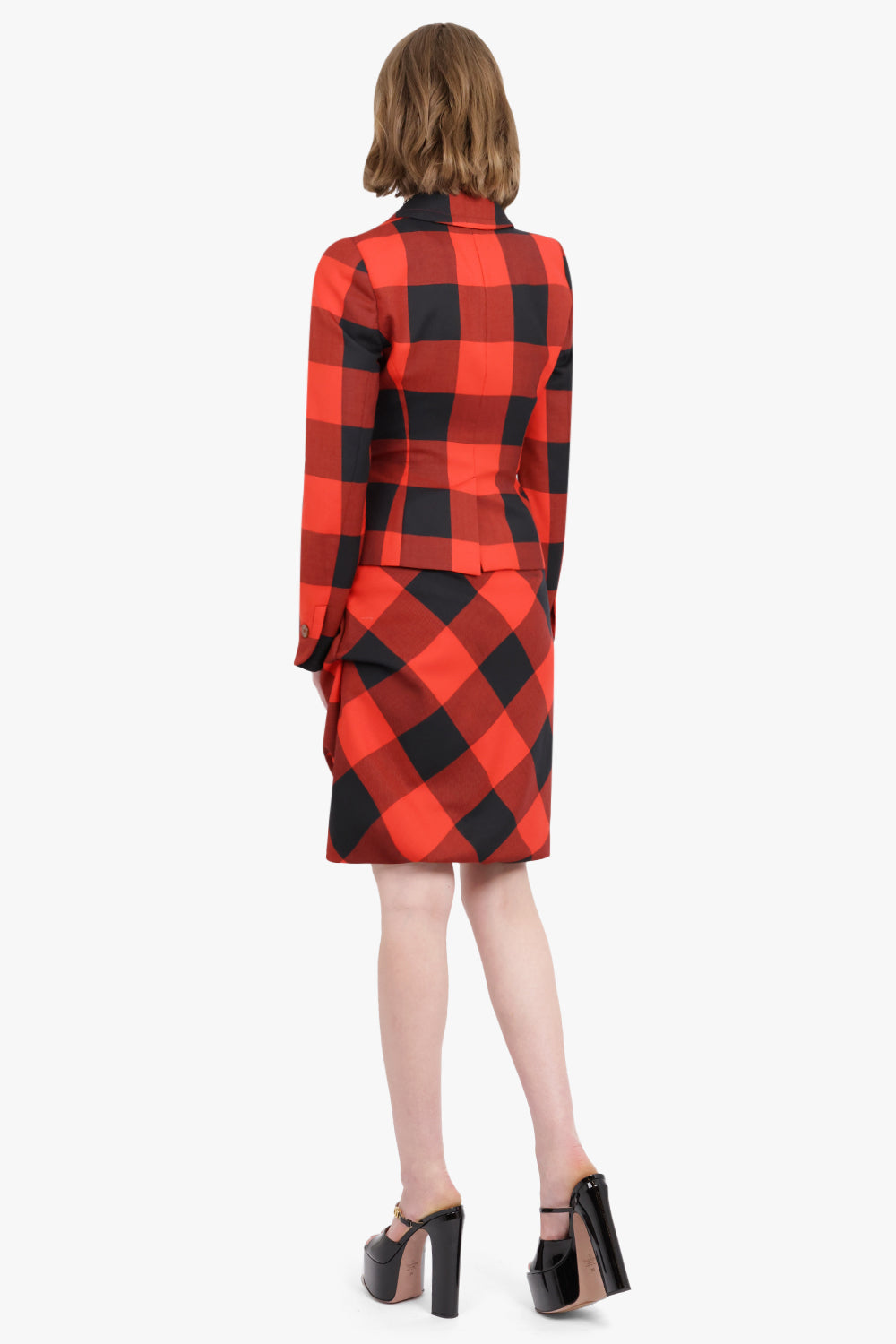 VIVIENNE WESTWOOD RTW Drunken Tailored Jacket | Summer Check