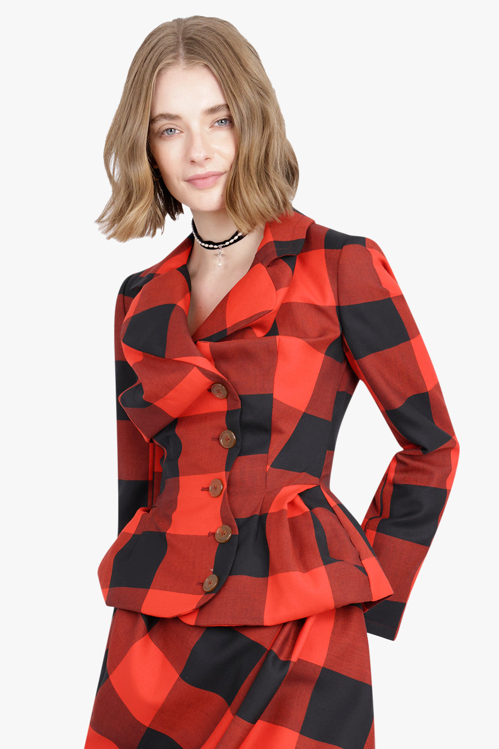VIVIENNE WESTWOOD RTW Drunken Tailored Jacket | Summer Check