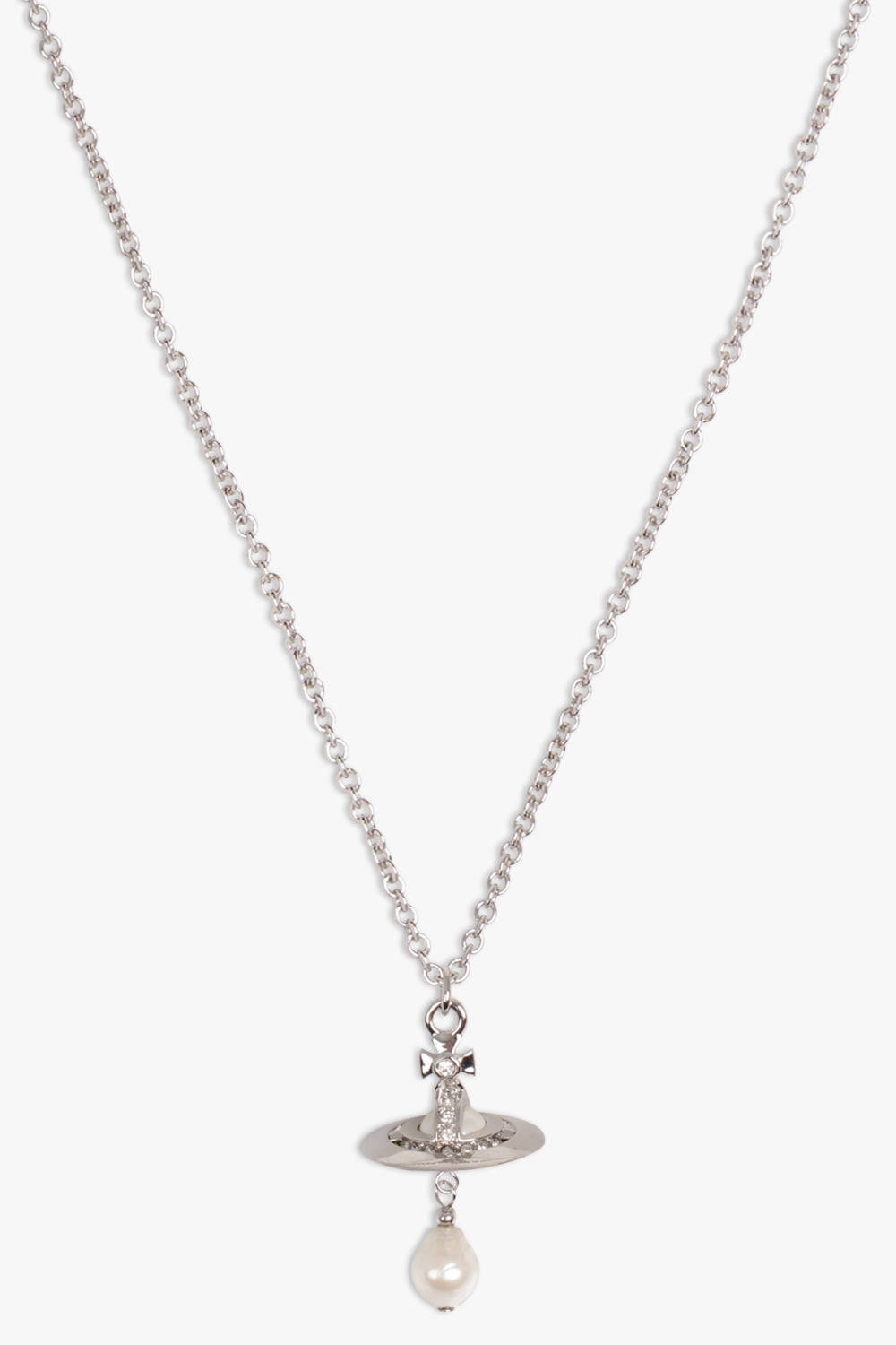 VIVIENNE WESTWOOD JEWELLERY SILVER / White/Silver Aleksa Pendant | White/Silver