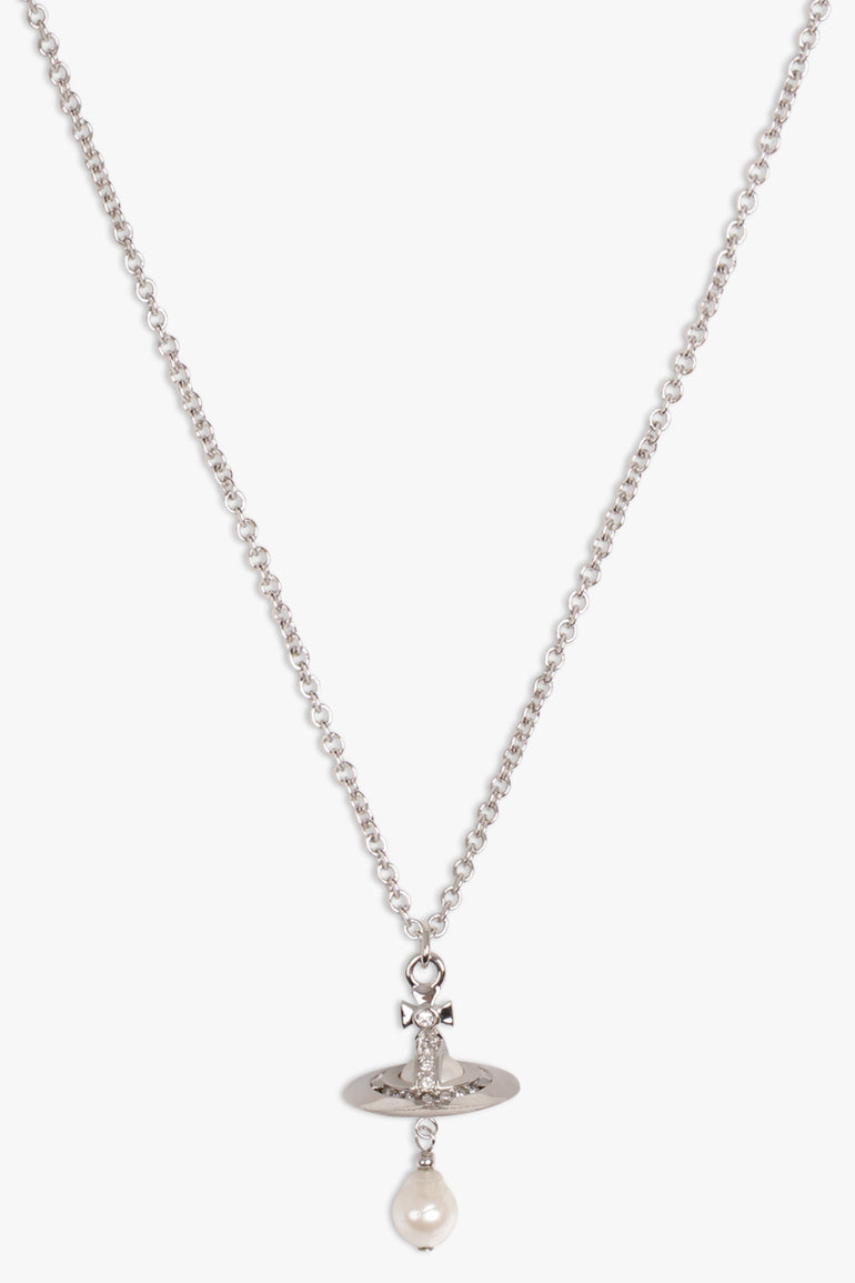 VIVIENNE WESTWOOD JEWELLERY SILVER / White/Silver Aleksa Pendant | White/Silver
