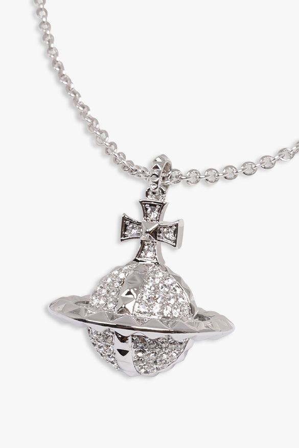 VIVIENNE WESTWOOD JEWELLRY SILVER / SILVER MAYFAIR LARGE ORB PENDANT | SILVER