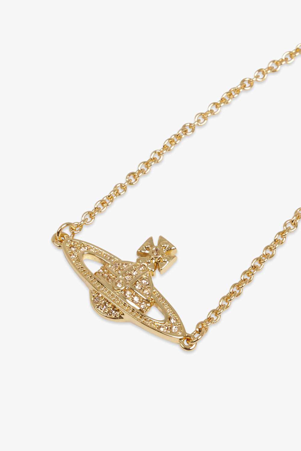 VIVIENNE WESTWOOD JEWELLRY GOLD / GOLD MINI BAS RELIEF CHAIN BRACELET | GOLD
