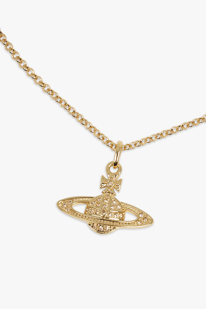 VIVIENNE WESTWOOD JEWELLRY GOLD / GOLD MINI BAS RELIEF PENDANT | GOLD