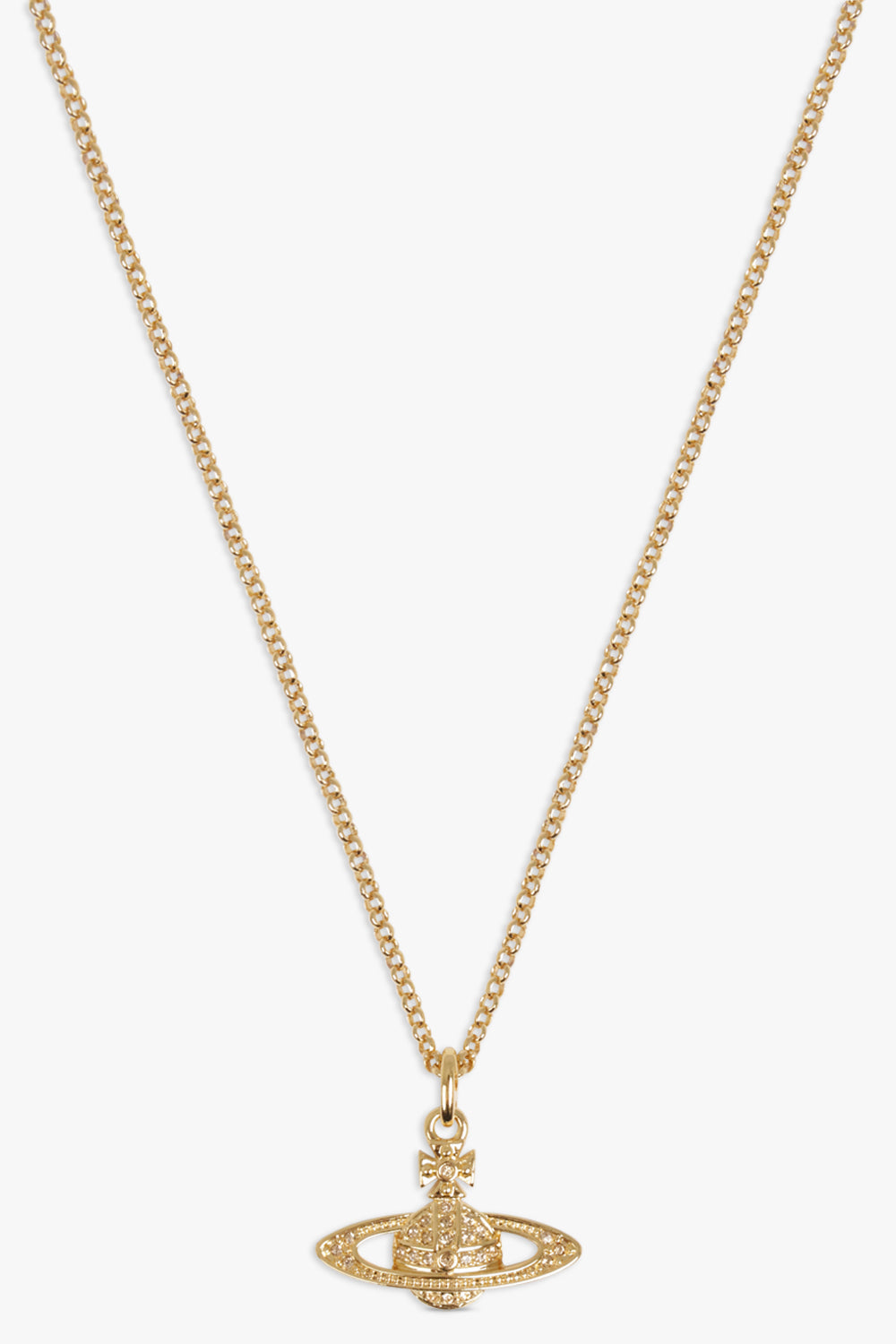 VIVIENNE WESTWOOD JEWELLRY GOLD / GOLD MINI BAS RELIEF PENDANT | GOLD