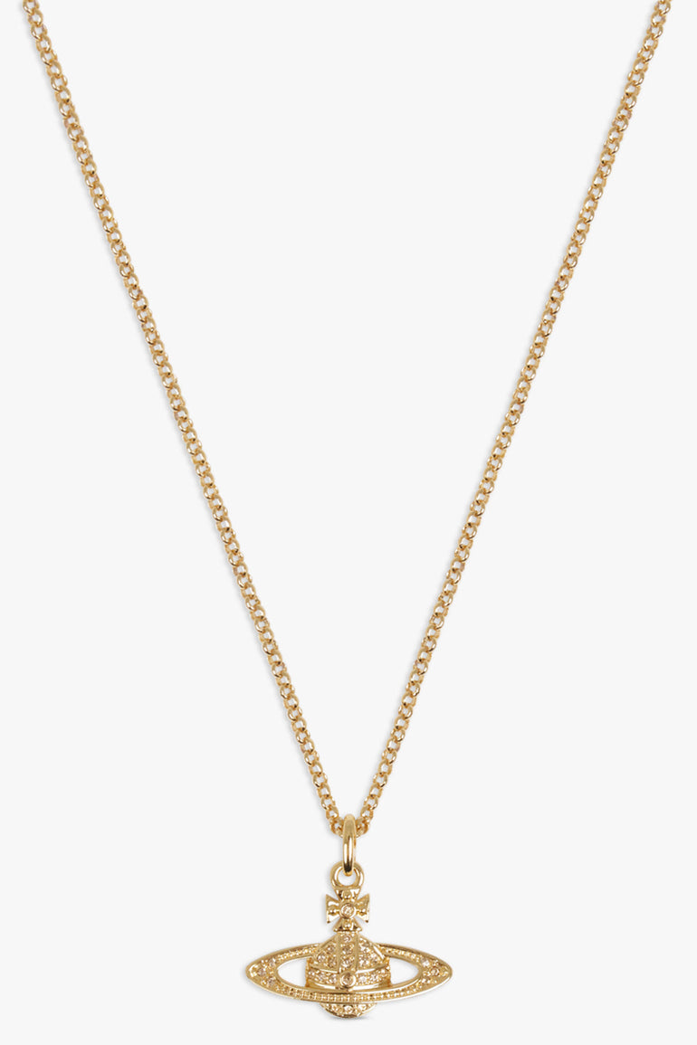 VIVIENNE WESTWOOD JEWELLRY GOLD / GOLD MINI BAS RELIEF PENDANT | GOLD