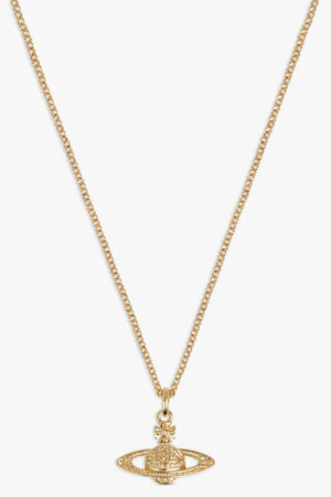 VIVIENNE WESTWOOD JEWELLRY GOLD / GOLD MINI BAS RELIEF PENDANT | GOLD