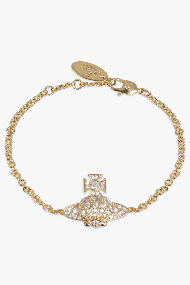 VIVIENNE WESTWOOD JEWELLRY GOLD / GOLD NATALINA ORB BRACELET | GOLD