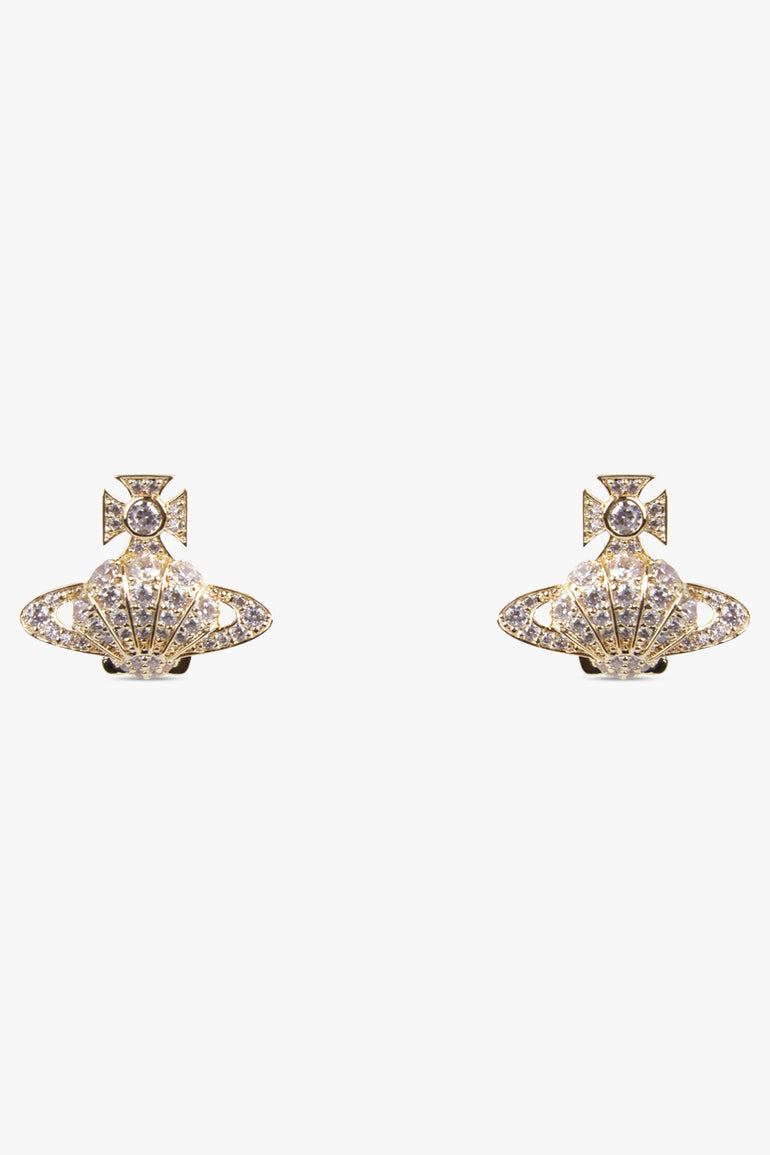 VIVIENNE WESTWOOD JEWELLRY GOLD / GOLD NATALINA ORB EARRINGS | GOLD