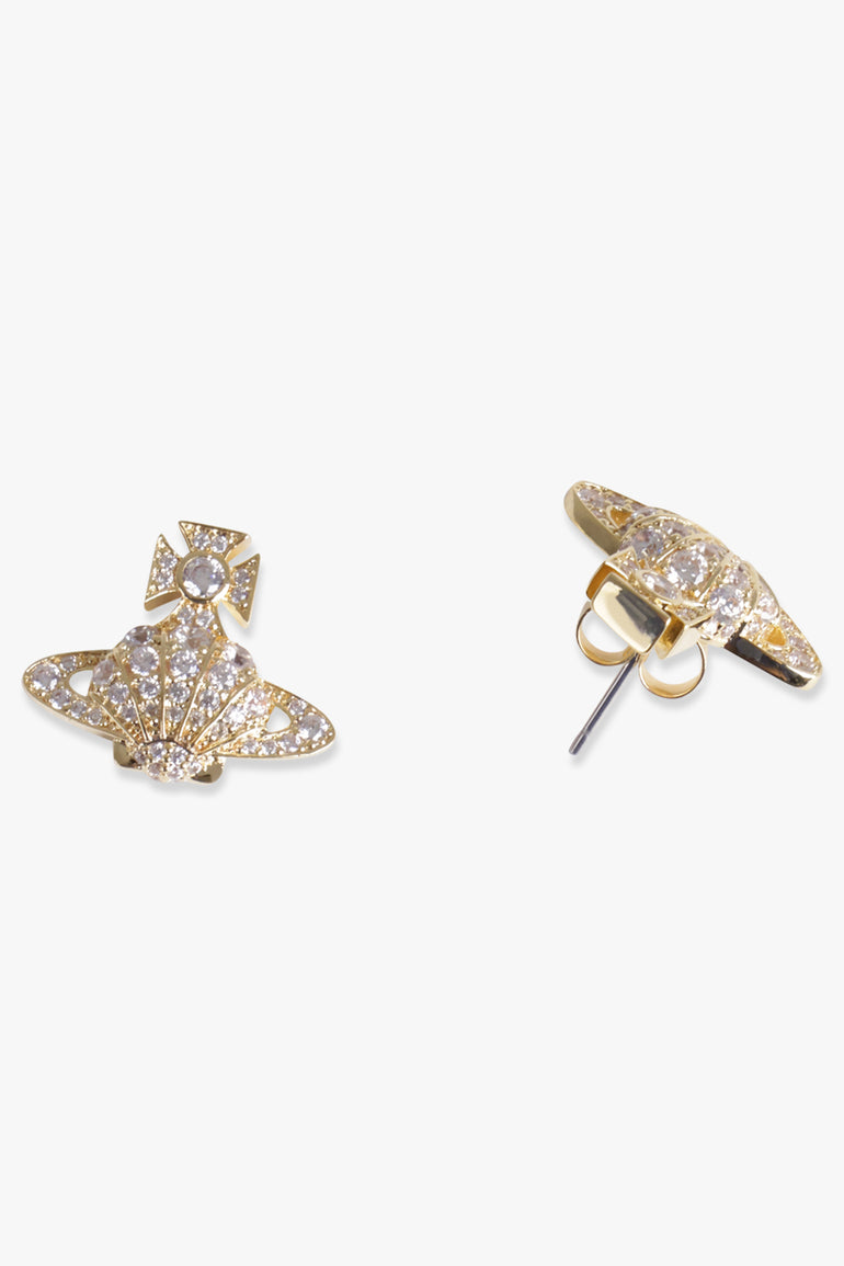 VIVIENNE WESTWOOD JEWELLRY GOLD / GOLD NATALINA ORB EARRINGS | GOLD