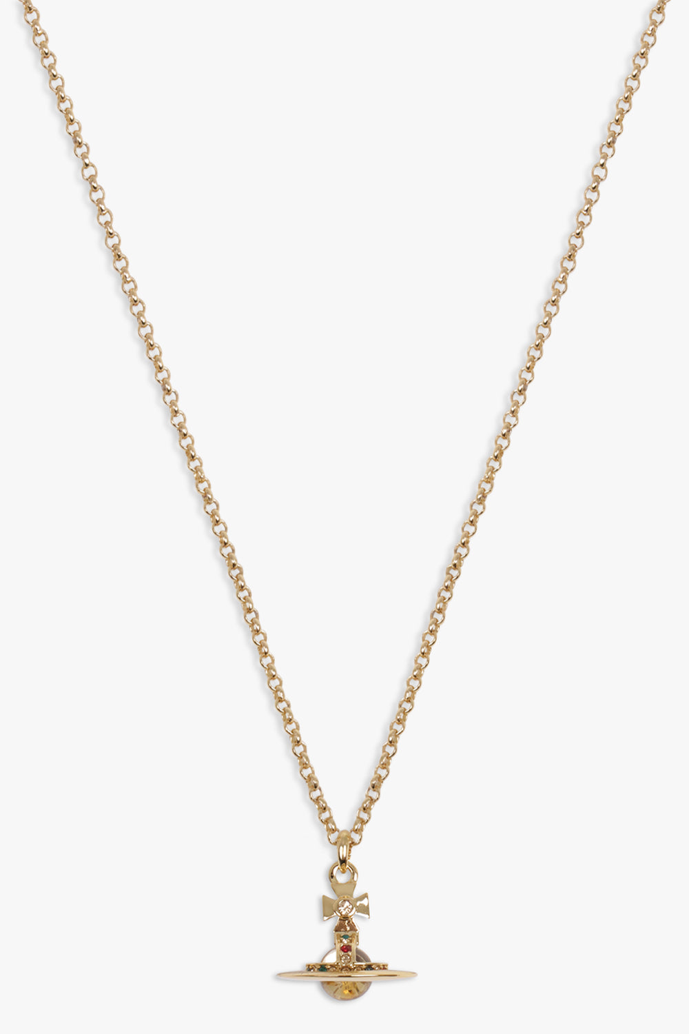 VIVIENNE WESTWOOD JEWELLRY GOLD / GOLD NEW PETITE ORB PENDANT | GOLD