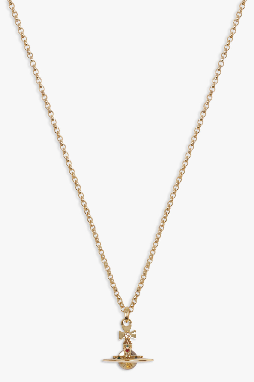 VIVIENNE WESTWOOD JEWELLERY GOLD / Gold New Petite Orb Pendant | Gold