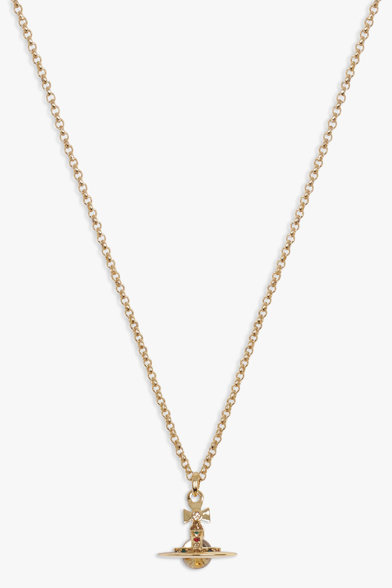 VIVIENNE WESTWOOD JEWELLERY GOLD / Gold New Petite Orb Pendant | Gold