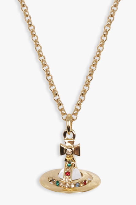 VIVIENNE WESTWOOD JEWELLERY GOLD / Gold New Petite Orb Pendant | Gold