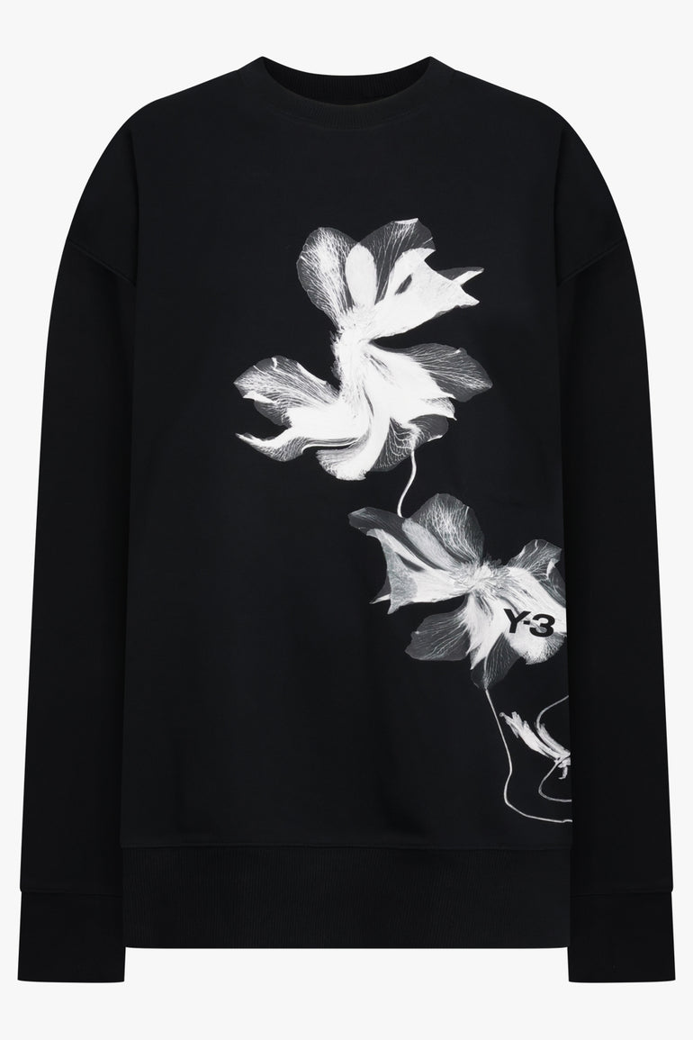 Y-3 RTW GFX FT CREW | BLACK