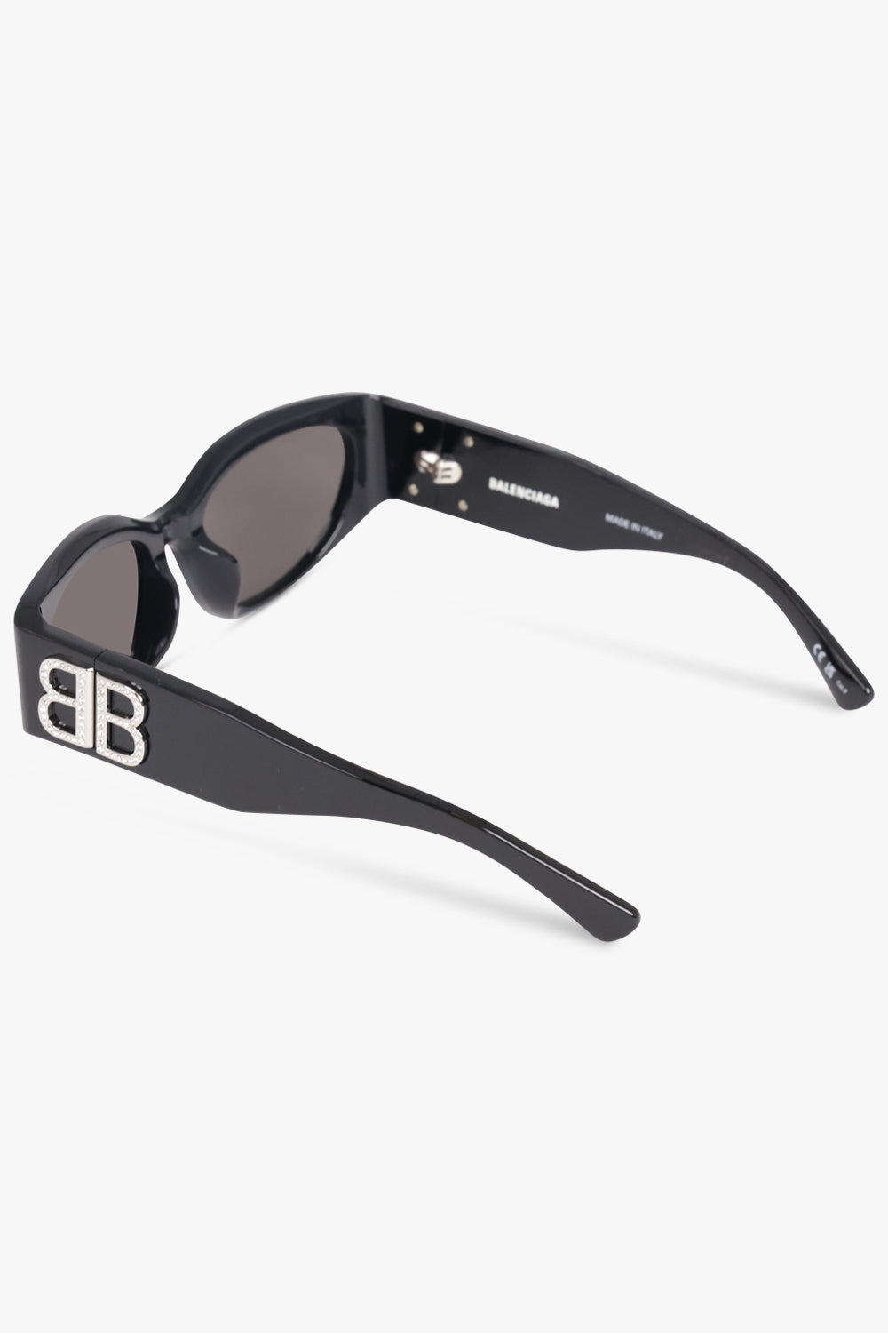 BB0324SK Rounded Cat Eye Sunglasses | Black/Grey – Parlour X