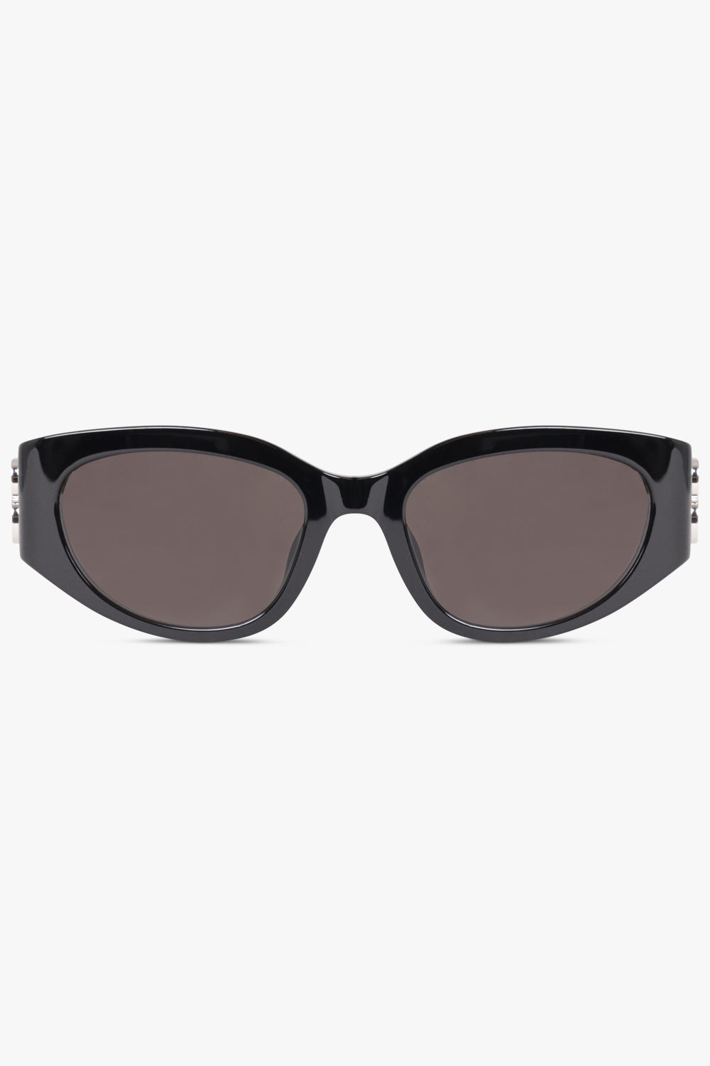 BB0324SK Rounded Cat Eye Sunglasses | Black/Grey – Parlour X