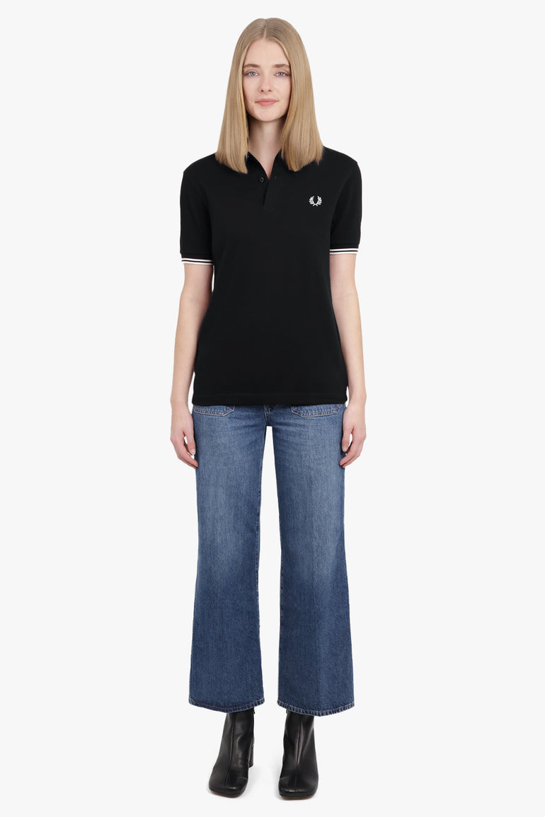 COMME DES GARCONS SHIRT RTW Fred Perry 'Strong Will' S/S Polo Shirt | Black