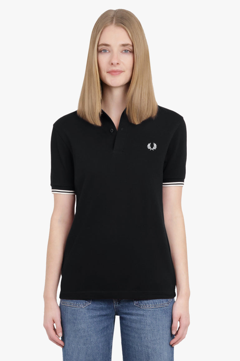 COMME DES GARCONS SHIRT RTW Fred Perry 'Strong Will' S/S Polo Shirt | Black