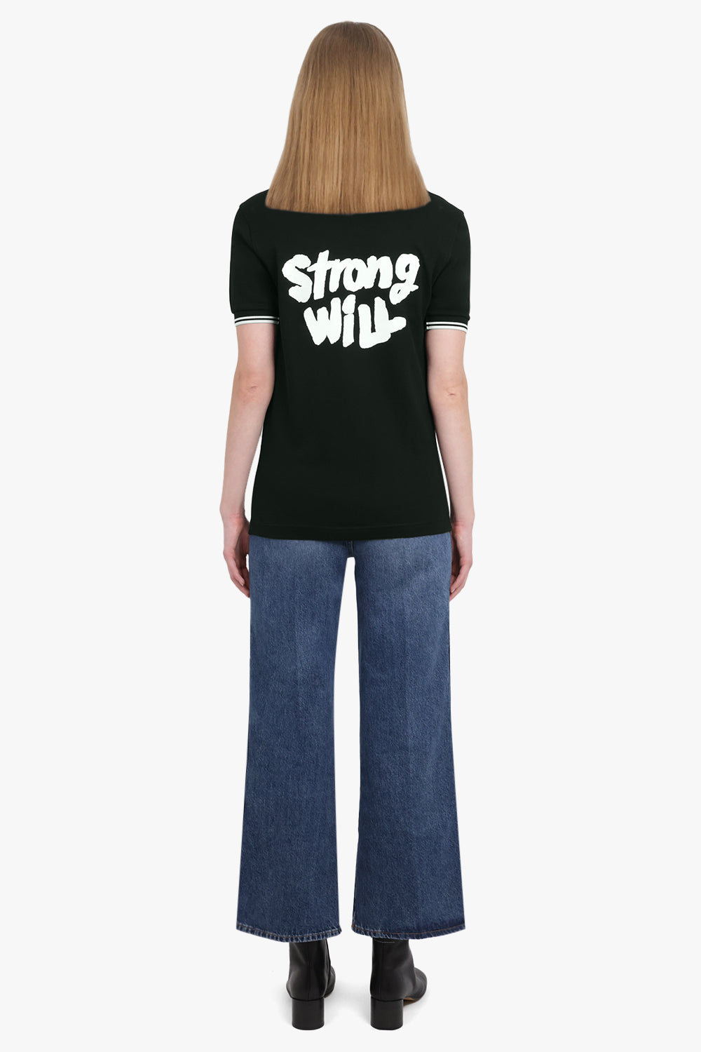 COMME DES GARCONS SHIRT RTW Fred Perry 'Strong Will' S/S Polo Shirt | Green