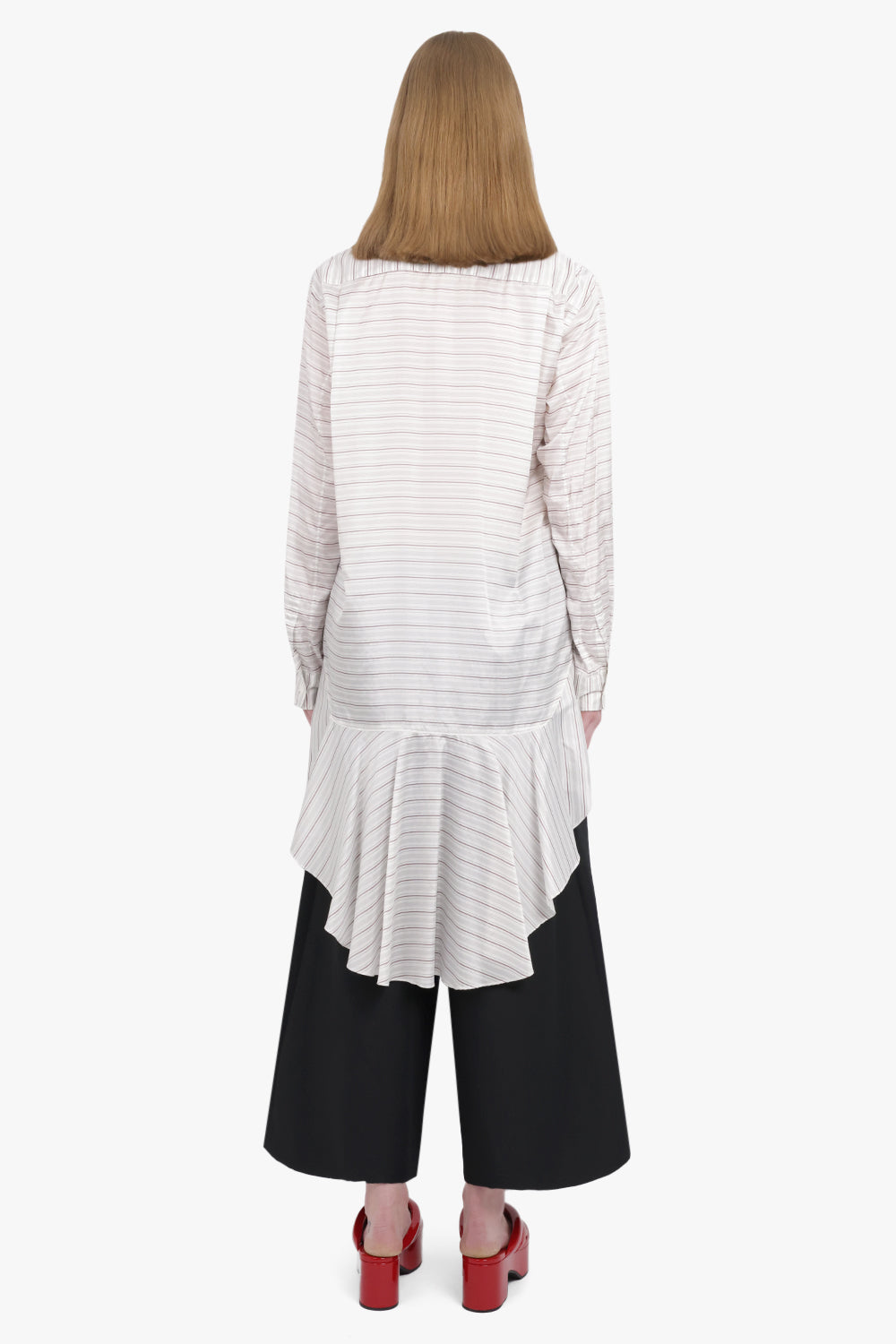 COMME DES GARCONS RTW Wide Leg Crop Pant | Black