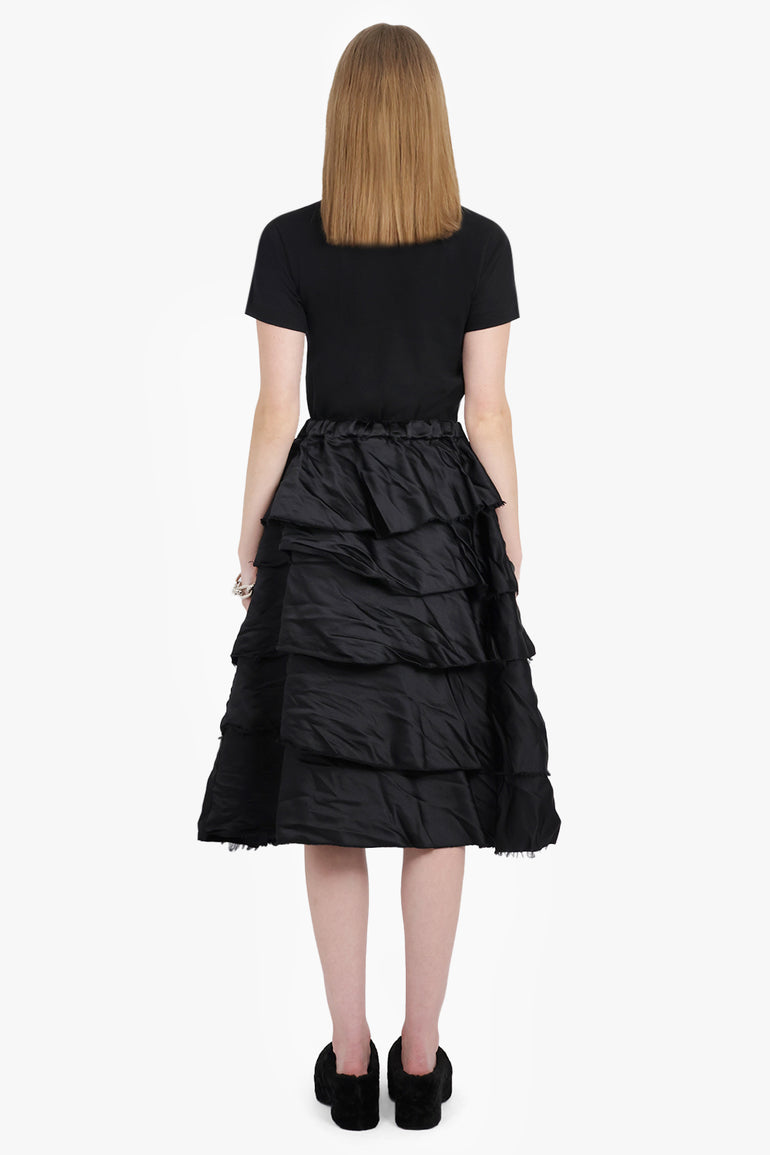 COMME DES GARCONS BLACK RTW X Filip Pagowski S/S Cat Print T-Shirt | Black/White