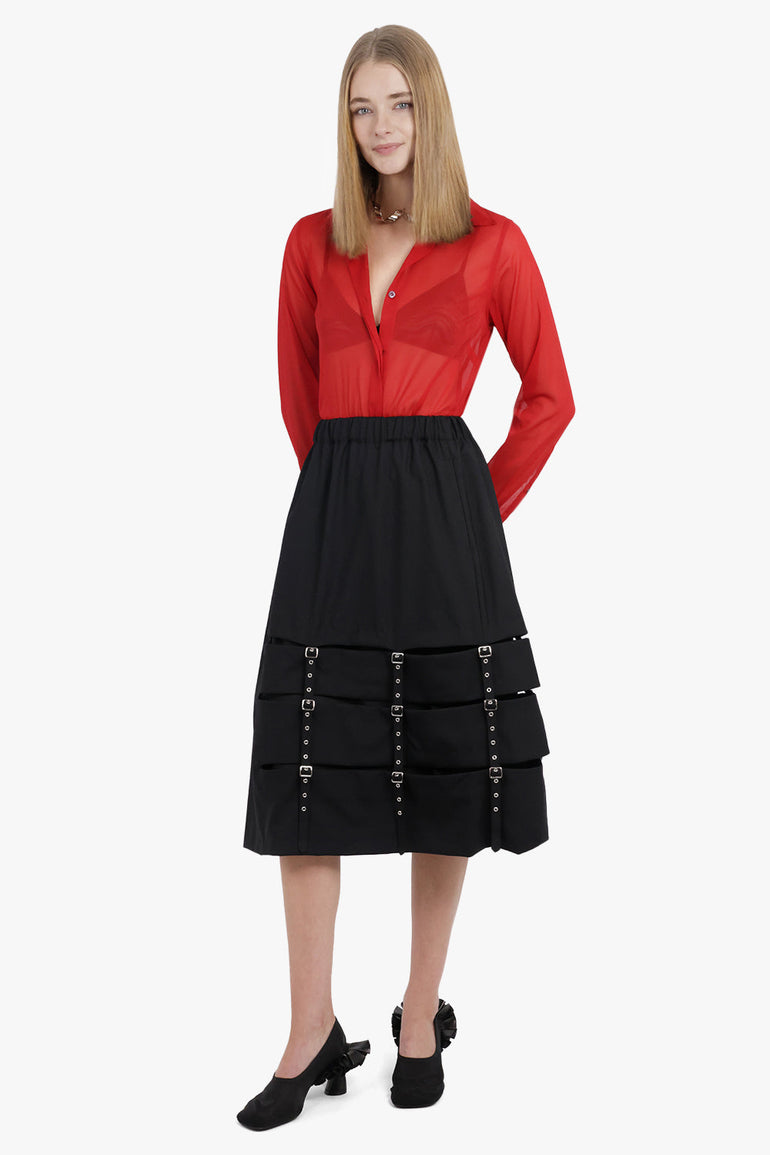 DRIES VAN NOTEN RTW Chowy Regular Fit L/S Shirt | Red