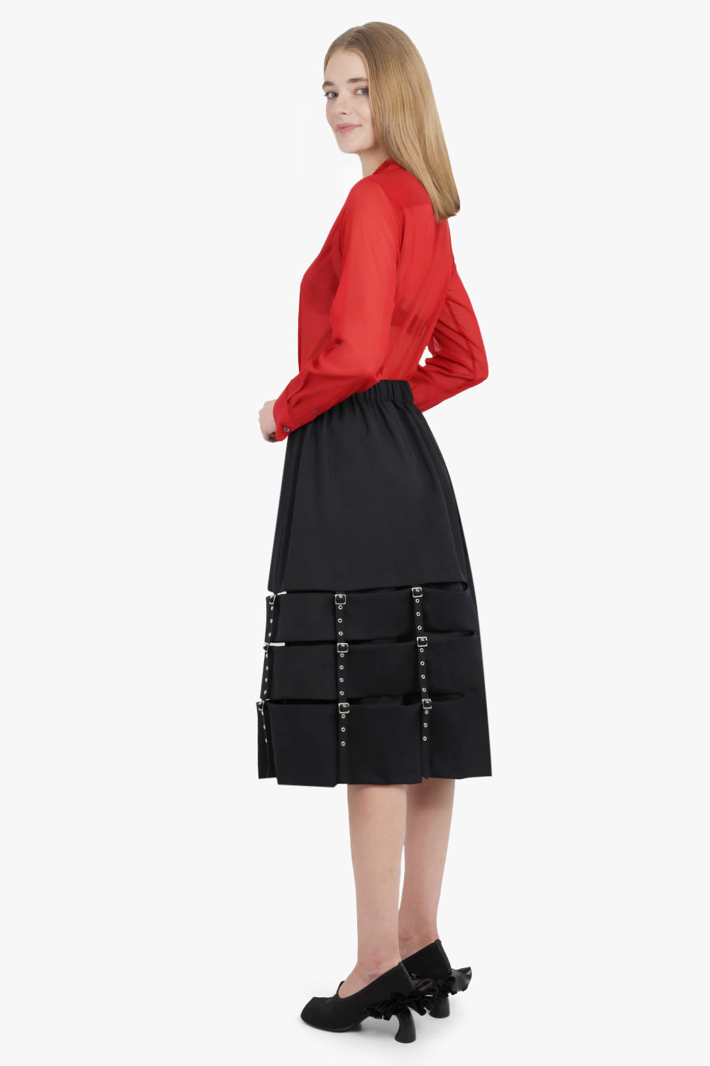 DRIES VAN NOTEN RTW Chowy Regular Fit L/S Shirt | Red