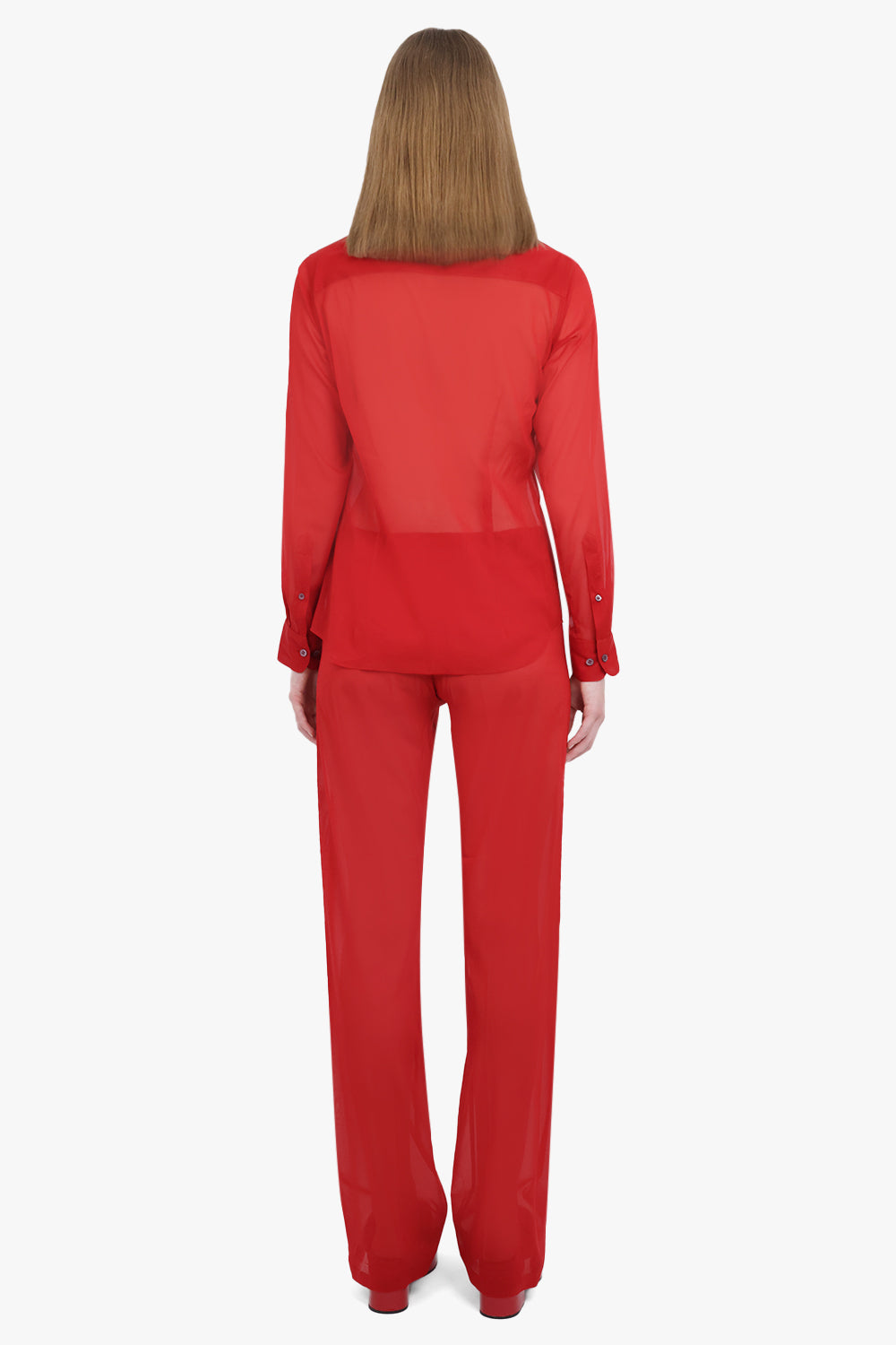 DRIES VAN NOTEN RTW Pachas Relaxed Fit Pant | Red