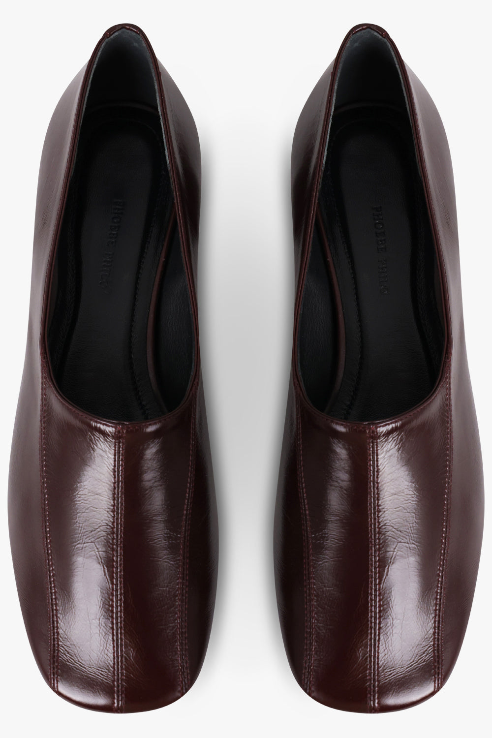PHOEBE PHILO SHOES Club Closed Flat Slipper | Oxblood