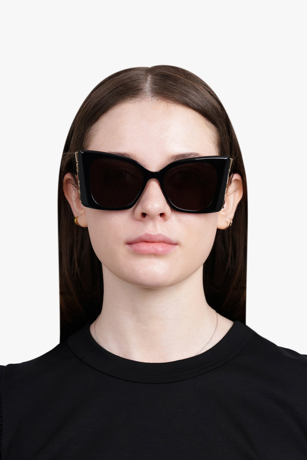 SL M119/F Blaze Square Sunglasses | Black – Parlour X
