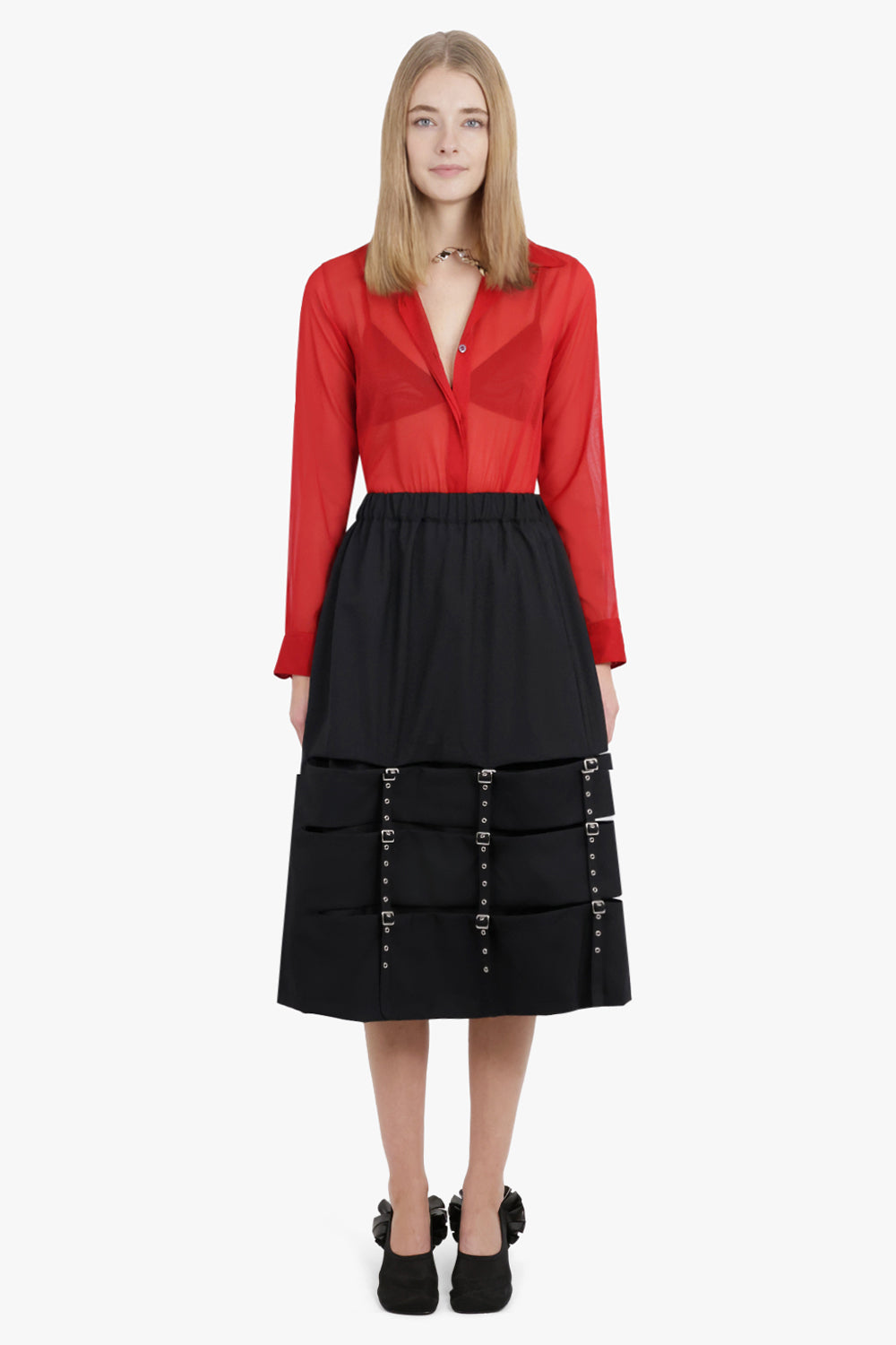 DRIES VAN NOTEN RTW Chowy Regular Fit L/S Shirt | Red