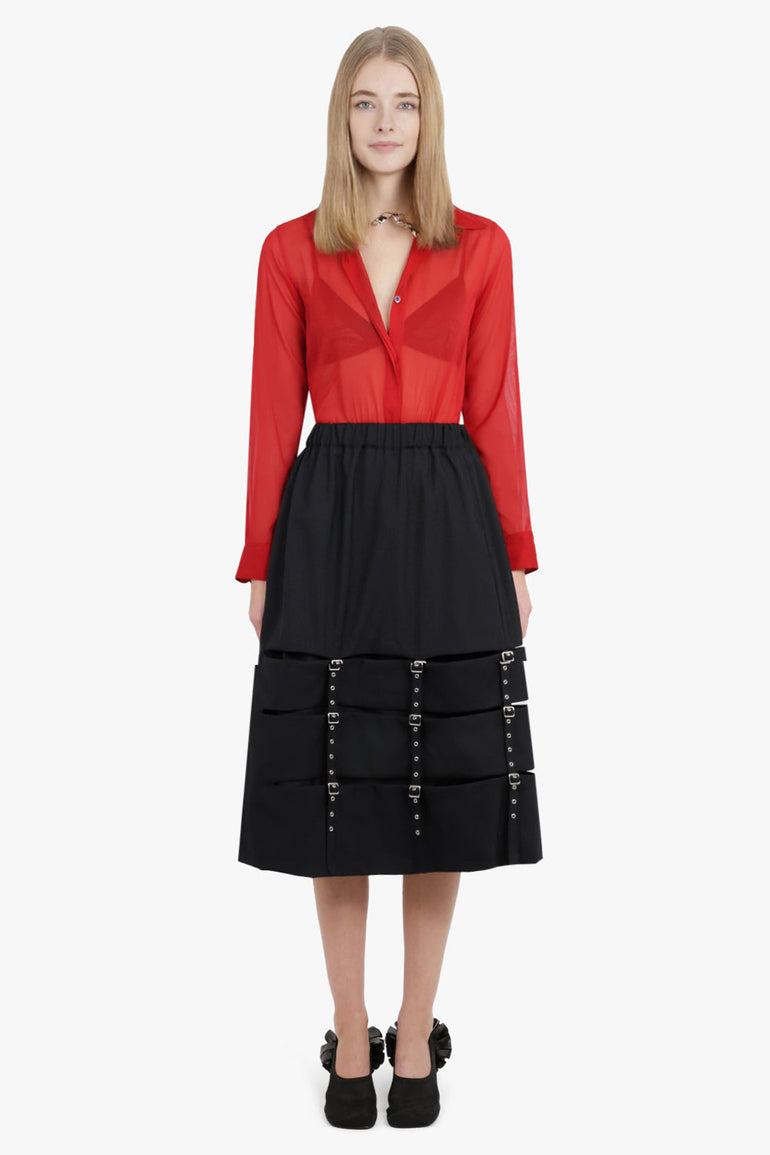 DRIES VAN NOTEN RTW Chowy Regular Fit L/S Shirt | Red