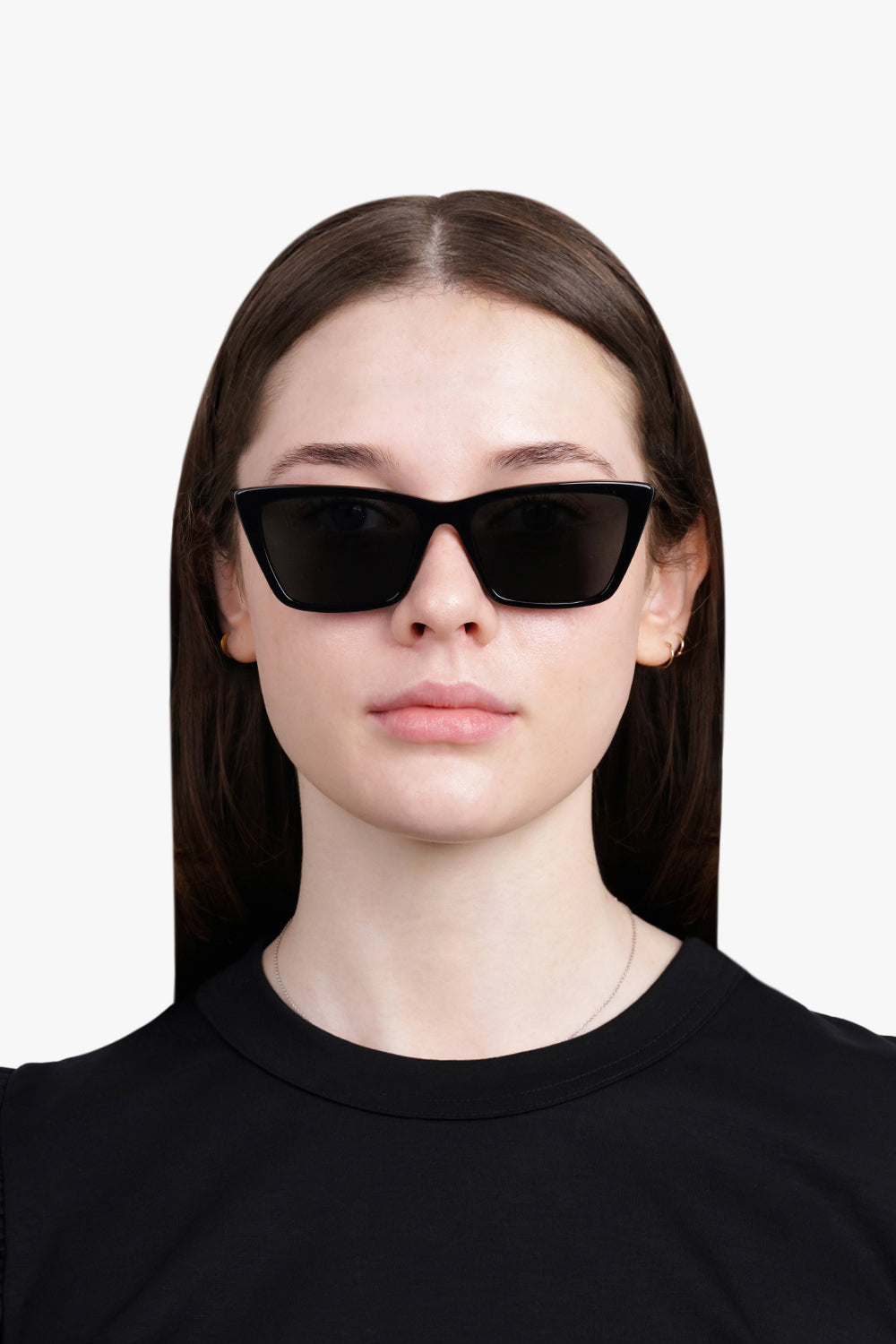 SAINT LAURENT MICA 276 SUNGLASSES SHINY BLACK NEW SEASON PARLOUR X